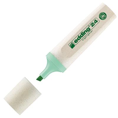 Edding 24 Ecoline Fosforlu Kalem Kesik Uç 2-5 mm Pastel Yeşil