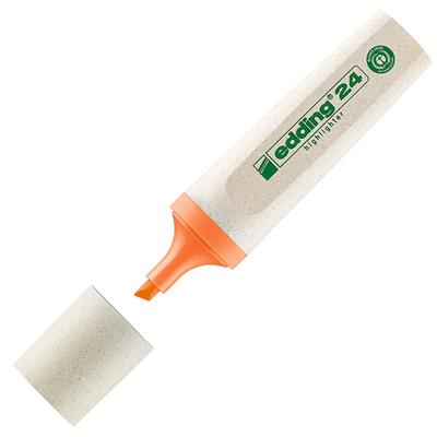 Edding 24 Ecoline Fosforlu Kalem Kesik Uç  2-5 mm Turuncu