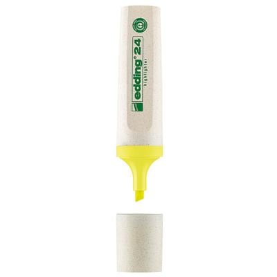 Edding 24 Ecoline Fosforlu Kalem Kesik Uç  2-5 mm Sarı