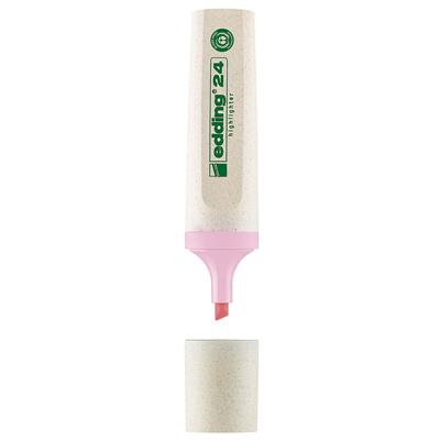Edding 24 Ecoline Fosforlu Kalem Kesik Uç 2-5 mm Pastel Pembe