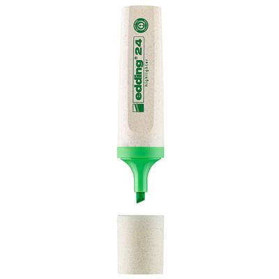 Edding 24 Ecoline Fosforlu Kalem Kesik Uç  2-5 mm Yeşil