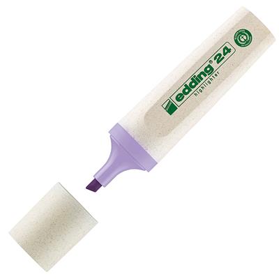 Edding 24 Ecoline Fosforlu Kalem Kesik Uç 2-5 mm Pastal Mor