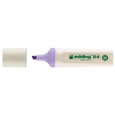 Edding 24 Ecoline Fosforlu Kalem Kesik Uç 2-5 mm Pastal Mor