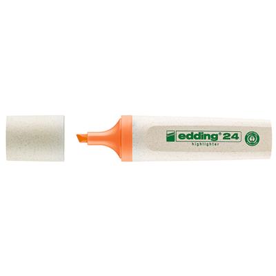Edding 24 Ecoline Fosforlu Kalem Kesik Uç  2-5 mm Turuncu