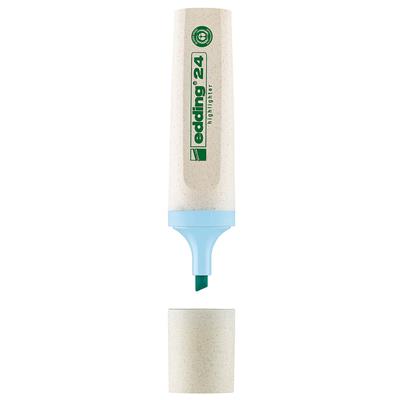 Edding 24 Ecoline Fosforlu Kalem Kesik Uç 2-5 mm Pastel Mavi
