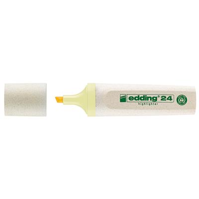Edding 24 Ecoline Fosforlu Kalem Kesik Uç 2-5 mm Pastel Sarı