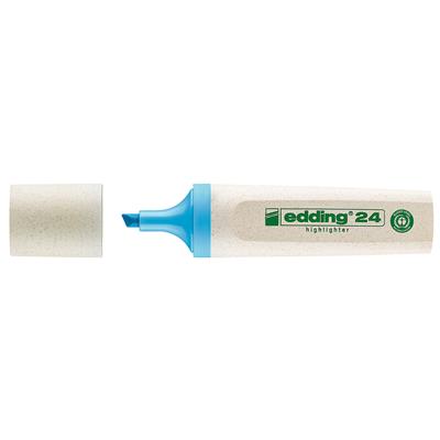 Edding 24 Ecoline Fosforlu Kalem Kesik Uç  2-5 mm Mavi