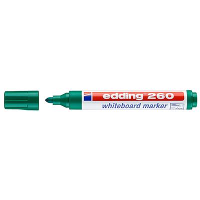 Edding 260 Beyaz Yazı Tahtası Kalemi Yuvarlak Uç  1.5-3 mm Yeşil