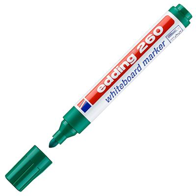 Edding 260 Beyaz Yazı Tahtası Kalemi Yuvarlak Uç  1.5-3 mm Yeşil