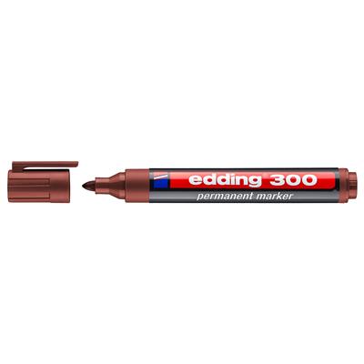Edding 300 Permanent Markör Yuvarlak Uç 1.5-3 mm  Kahverengi