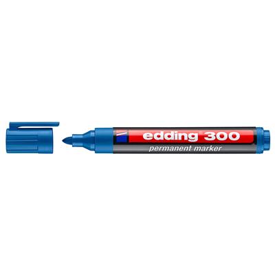 Edding 300 Permanent Markör Yuvarlak Uç 1.5-3 mm  Açık Mavi