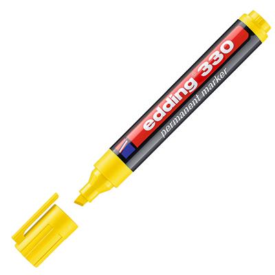 Edding 330 Permanent Marko¨r Kesik uç 1-5 mm Sarı