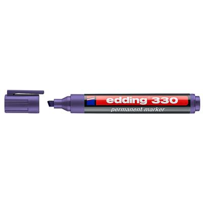 Edding 330 Permanent Marko¨r Kesik uç 1-5 mm Mor
