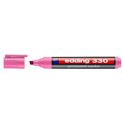 Edding 330 Permanent Marko¨r Kesik uç 1-5 mm Pembe