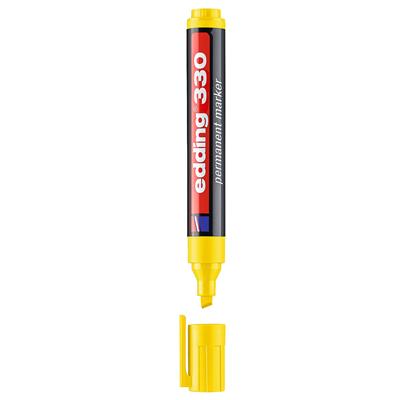 Edding 330 Permanent Marko¨r Kesik uç 1-5 mm Sarı