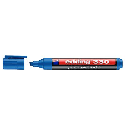 Edding 330 Permanent Marko¨r Kesik uç 1-5 mm Açık Mavi