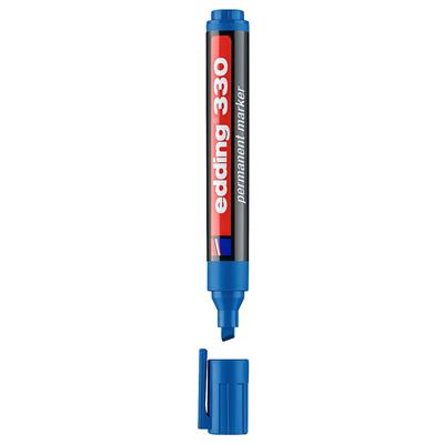 Edding 330 Permanent Marko¨r Kesik uç 1-5 mm Açık Mavi