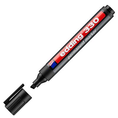 Edding 330 Permanent Markör Kesik uç 1-5 mm Siyah