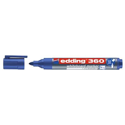 Edding 360 Beyaz Yazı Tahtası Kalemi Yuvarlak Uç 1.5-3 mm Mavi