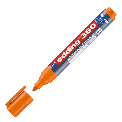 Edding 360 Beyaz Yazı Tahtası Kalemi Yuvarlak Uç  1.5-3 mm Turuncu