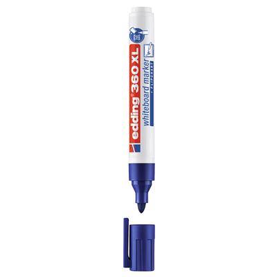 Edding 360 XL Beyaz Yazı Tahtası Kalemi Yuvarlak  Uç 1.5-3 mm Mavi