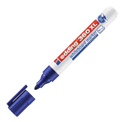 Edding 360 XL Beyaz Yazı Tahtası Kalemi Yuvarlak  Uç 1.5-3 mm Mavi