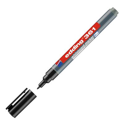 Edding 361 Beyaz Yazı Tahtası Kalemi Yuvarlak Uç  1 mm Siyah