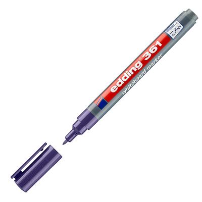 Edding 361 Beyaz Yazı Tahtası Kalemi Yuvarlak Uç 1 mm Mor
