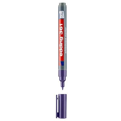 Edding 361 Beyaz Yazı Tahtası Kalemi Yuvarlak Uç 1 mm Mor