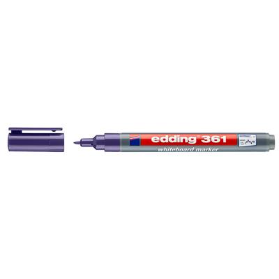Edding 361 Beyaz Yazı Tahtası Kalemi Yuvarlak Uç 1 mm Mor