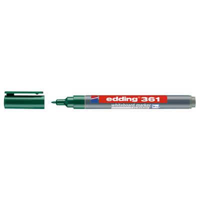 Edding 361 Beyaz Yazı Tahtası Kalemi Yuvarlak Uç  1 mm Yeşil