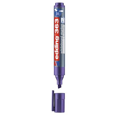 Edding 363 Beyaz Yazı Tahtası Kalemi Kesik Uç 1-5 mm Mor