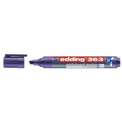 Edding 363 Beyaz Yazı Tahtası Kalemi Kesik Uç 1-5 mm Mor