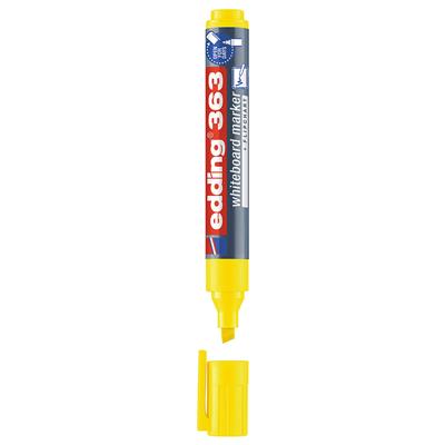 Edding 363 Beyaz Yazı Tahtası Kalemi Kesik Uç 1-5 mm Sarı
