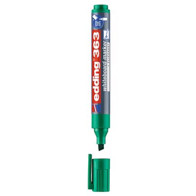Edding 363 Beyaz Yazı Tahtası Kalemi Kesik Uç 1-5 mm Yeşil