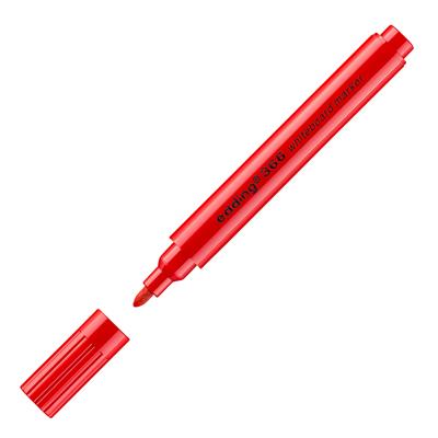 Edding 366 Beyaz Yazı Tahtası Kalemi Yuvarlak Uç 1 mm Kırmızı