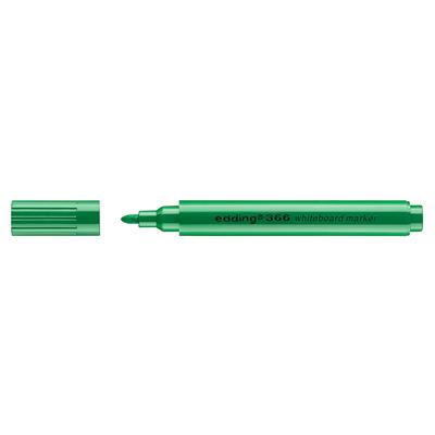 Edding 366 Beyaz Yazı Tahtası Kalemi Yuvarlak Uç 1 mm Yeşil