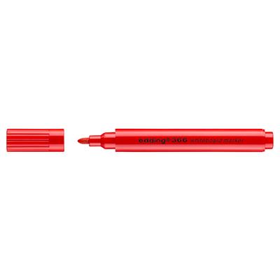 Edding 366 Beyaz Yazı Tahtası Kalemi Yuvarlak Uç 1 mm Kırmızı