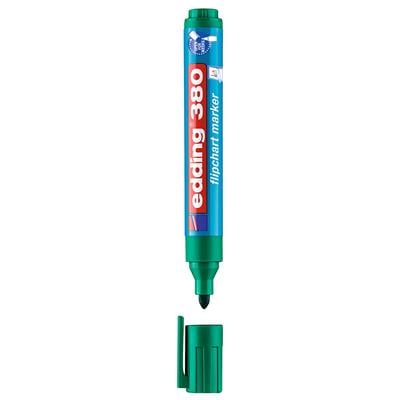 Edding 380 Flipchart Kalemi, Yuvarlak Uç, 1.5-3 mm , Yeşil