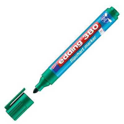 Edding 380 Flipchart Kalemi, Yuvarlak Uç, 1.5-3 mm , Yeşil