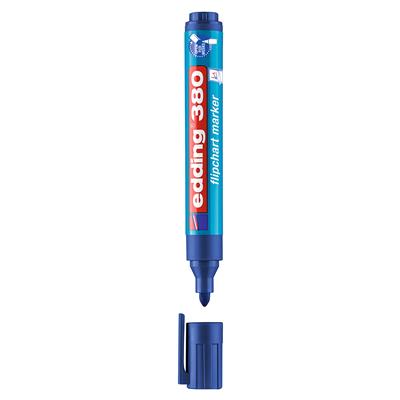 Edding 380 Flipchart Kalemi  Yuvarlak Uç 1,5-3 mm Mavi