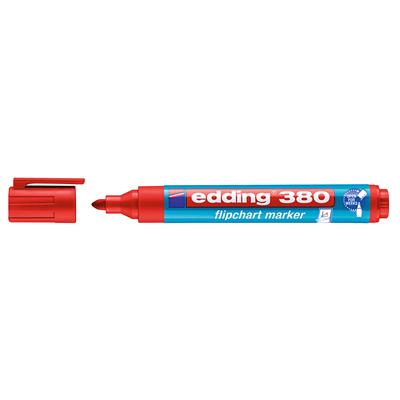 Edding 380 Flipchart Kalemi  Yuvarlak Uç 1,5-3 mm Kırmızı