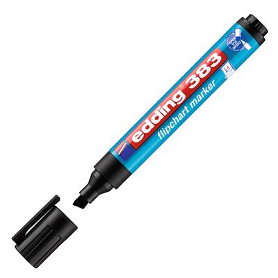 Edding 383 Flipchart Kalemi Kesik Uç 1-5 mm Siyah
