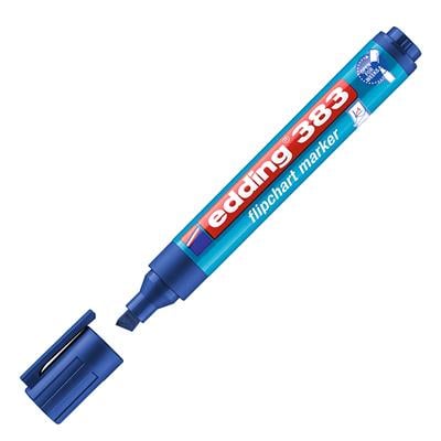 Edding 383 Flipchart Kalemi Kesik Uç 1-5 mm Mavi