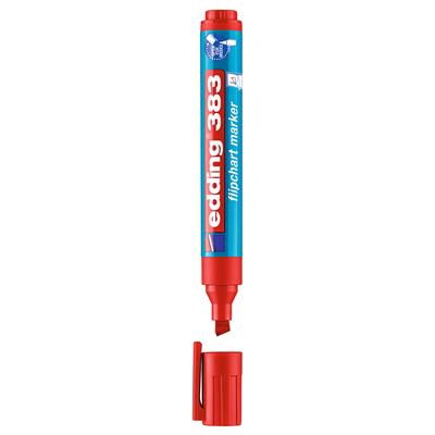 Edding 383 Flipchart Kalemi Kesik Uç 1-5 mm Kırmız