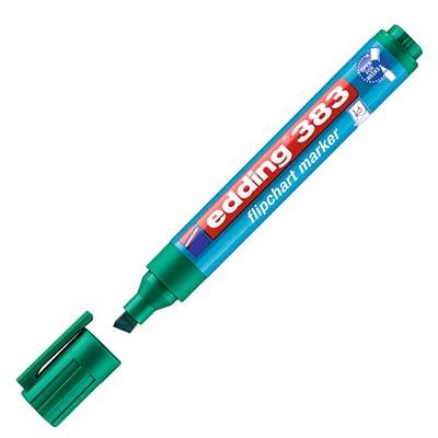 Edding 383 Flipchart Kalemi Kesik Uç 1-5 mm Yeşil