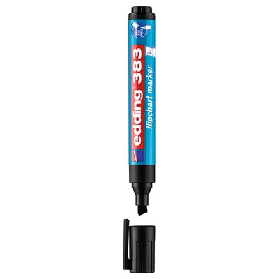 Edding 383 Flipchart Kalemi Kesik Uç 1-5 mm Siyah