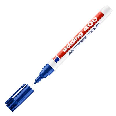 Edding 400 Permanent Markör Yuvarlak Uç 1 mm Mavi