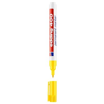 Edding 400 Permanent Markör Yuvarlak Uç 1 mm Sarı