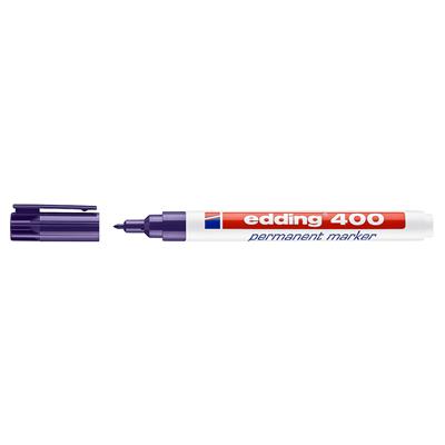 Edding 400 Permanent Markör Yuvarlak Uç 1 mm Mor